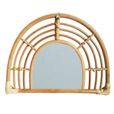 北歐室內籐編藤鏡, 單色