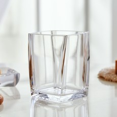 Modern House 方形漱口杯兩用多功能置物架, 1個, 透明