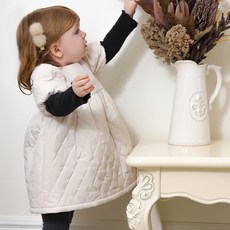 타티네쇼콜라 유아용 GC 포피 패딩 원피스 세트