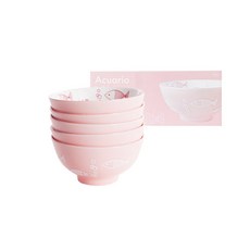 L.loom Aquario 大碗 5入, 5個, 粉紅色