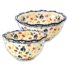 PAWIE 餐碗組, 花朵 混色, 飯碗+大碗