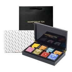 HAMPSTEAD 綜合茶包禮盒組, 8種茶包 8入+禮盒+購物袋, 1組