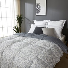 GOOSE&HOME Salty波蘭70鵝絨被 550g, 灰色