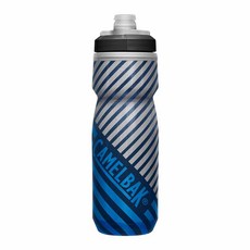 CAMELBAK Podium Chill 單車保溫水壺, 海軍藍條紋, 620ml, 1個