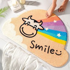 영바영 솜털 보송보송 발매트 C타입, 혼합색상, 1개