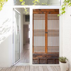 GGOOMIM 傳統門 玄關門 壁貼 td848, 混合色, 100 x 210 cm