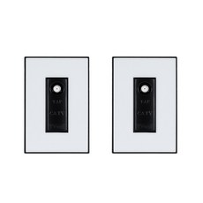 TILINS CATV 1迴路開關 黑白色, 2個