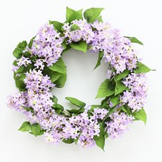 Garden in the City 大型紫丁香花圈, 薰衣草