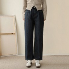 andstyle 女性短版/基本/長版 Heater牛仔褲第11彈 內刷毛 內鬆緊帶 寬版牛仔褲 265022