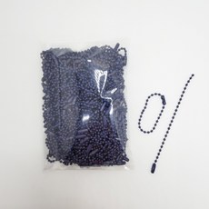 MaDaKkuMi DIY用圓珠鍊 10cm, 100個, 海軍藍