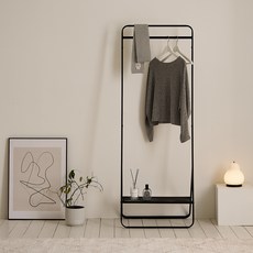 MAISON DE COMME MA 大容量收納衣架, 黑色