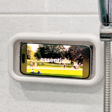 데미무드 스플래시 세이프 휴대폰 방수 케이스, 화이트, 1개