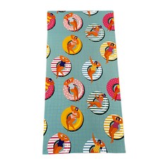 海灘 游泳池 海邊 水上樂園 戲水 毛巾 浴巾, 甜甜圈泳圈, 1個