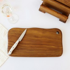 Bueokdaom 柚木抗菌砧板 泡泡 中, 1個, 棕色