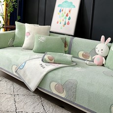 北歐天鵝絨可愛沙發墊