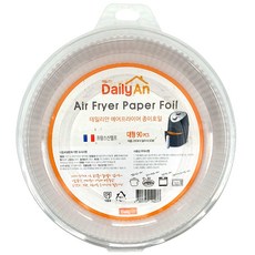 데일리안 에어프라이어 종이호일 대형, 90개입, 1개