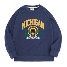 OTD 男女通用 羅紋布料 Oversize 密西根 圓領T恤