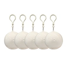 便攜式球型雨衣 一次性, 5個, 象牙色, 象牙色, 象牙色, 象牙色, 象牙色