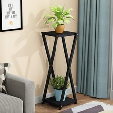 애비뉴굿즈 심플 인테리어 거실 화분받침대a4 80cm, 블랙프레임 블랙보드