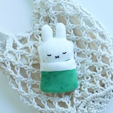 米菲蓋被子鑰匙圈娃娃, 1個, 綠色, 10cm