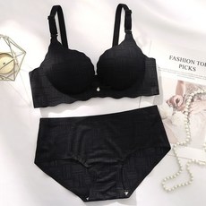 에이프릴랩스 리본 뽕브라 팬티 세트