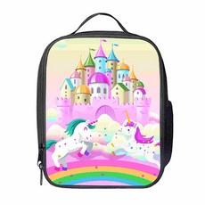 Paradiso 獨角獸設計保溫保冷托特斜背便當袋, 01