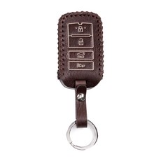 osiena 豪華汽車鑰匙扣 鑰匙包, 巧克力色, 起亞 C 型