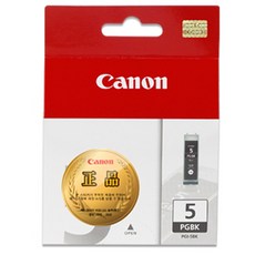 Canon 佳能 原裝墨水 PGI-5BK, 黑色的, 1個