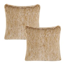 더플로우컴퍼니 복실복실 스노우 사각 소파 쿠션 커버 2p