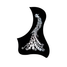 Oready吉他撥片護板 銀色 鳳凰, 1個