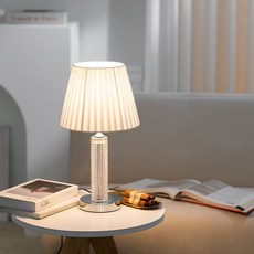 WONHA 奈洛比桌上型檯燈 + 電源開關套組, 銀色(桌上型檯燈)