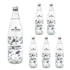 SANT ANIOL 聖誕印花氣泡水, 750ml, 6個