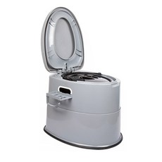 캠핑용 휴대용 양변기, 그레이, 1개