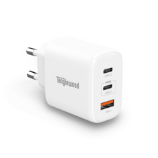 탱글우드 65W GaN 멀티 고속 충전 어댑터, 화이트, 1개