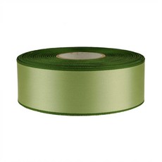 Ribbon Factory 彩線緞帶 25mm, 20. 淺卡其色/卡其線, 36m