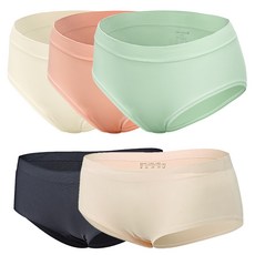 LITTLE RABBIT 女童學生三角內褲 無痕2款 + 麻糬3款組合