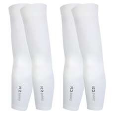 K2 Safety 無縫涼感袖套 2入, 2套, 白色