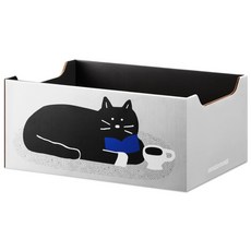 OKHEE DOKHEE 貓咪護頸紙箱貓抓板, 下午茶時間, 1個