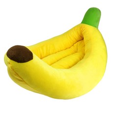 언더독 반려동물 바나나 방석, 혼합색상, 1개