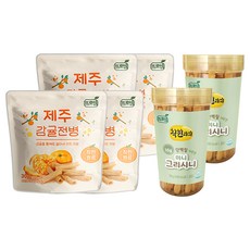 Prom 迷你餅乾棒 90g 2入+濟州柑橘風味煎餅 30g 4入, 1組