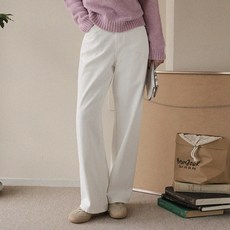 andstyle 女款 長/短版 時尚蜜桃絨寬版發熱牛仔褲 264990