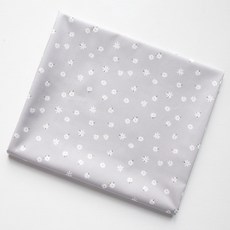 COTTONVILL 大韓紡織 20支棉平織雛菊絨球布料, 2個, 01 灰色