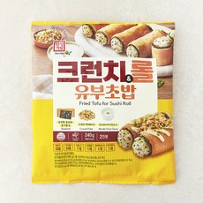 한성기업 크런치 & 롤 유부초밥, 240g, 1개