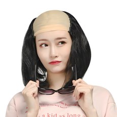 地中海禿頭派對假髮, 黑色, 1個