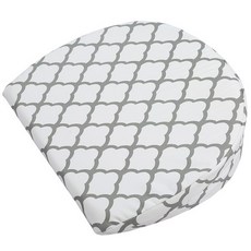 JOYMULTI 可拆洗孕哺枕專用托腹墊, 白底雲朵款