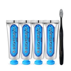 DENTI BUONGIORNO Tartar Care 牙膏 100g x 4p+微毛牙刷套組, 1套