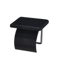 OLIVIA 衛生紙架 300, 黑色, 1個