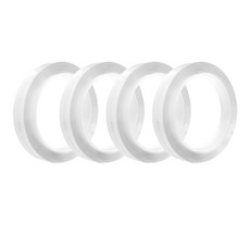 Natural Park 魔力星星凝膠超強力雙面膠帶 1mm x 15mm x 3m 4入 + 1mm x 15mm x 3m, 透明, 1套