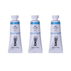 신한에쎈스 아크릴 컬러 물감 Tube A 시리즈 블루 그레이 3p, 1색, 50ml