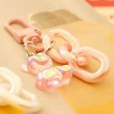 Bidangil 兒童極光小熊鏈條鑰匙圈